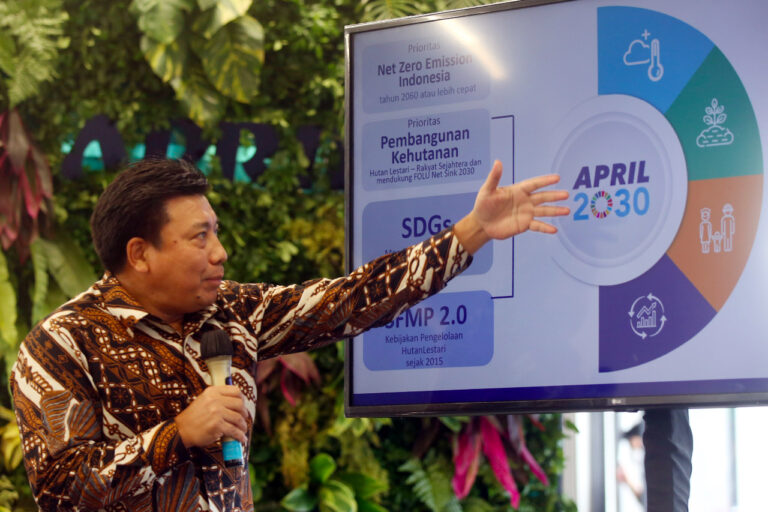 Dukung Target Pemerintah, APRIL Group Tegaskan Komitmen Iklim Positif Sampai 2030