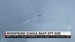 Teknologi Modifikasi Cuaca dalam Gelaran  KTT G20