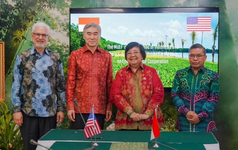 KLHK dan Badan Perlindungan Lingkungan AS Teken MoU, Perkuat Aksi Iklim dan Pengelolaan LH