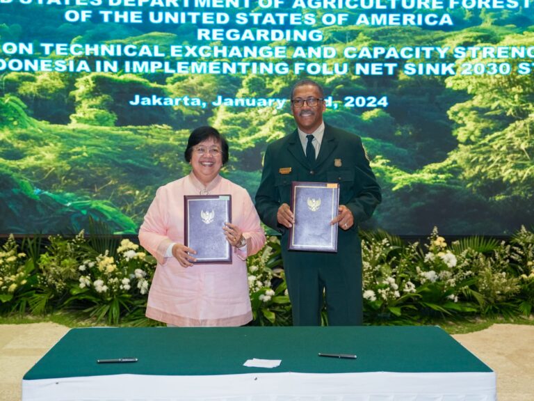 Dukung Implementasi FOLU Net Sink, KLHK-USDA Forest Service Jalin Kerja Sama