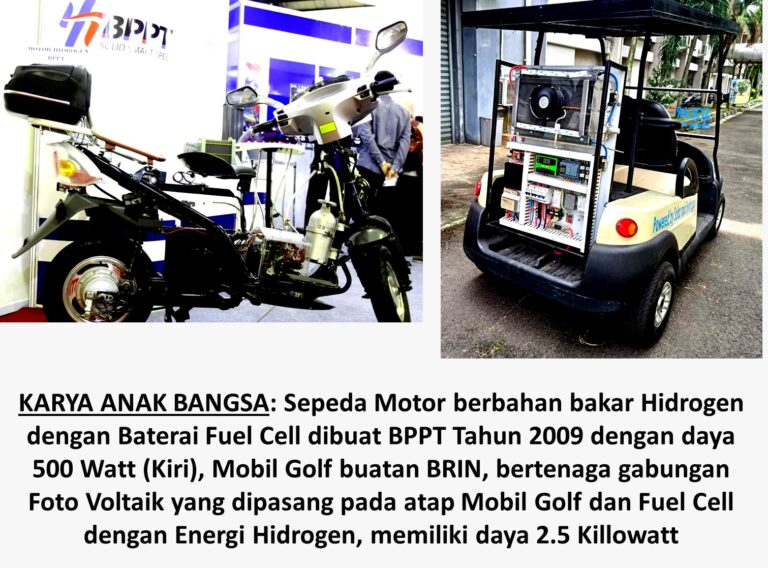 Menuju Net Zero Emission, Indonesia Terus Kembangkan Energi Hidrogen dan Teknologi Fuel Cell