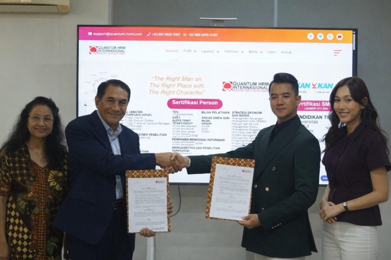 Quantum HRM Internasional dan Global Communication Network Indonesia Jalin Kerja Sama Pelatihan dan Sertifikasi SDM Berstandar Internasional