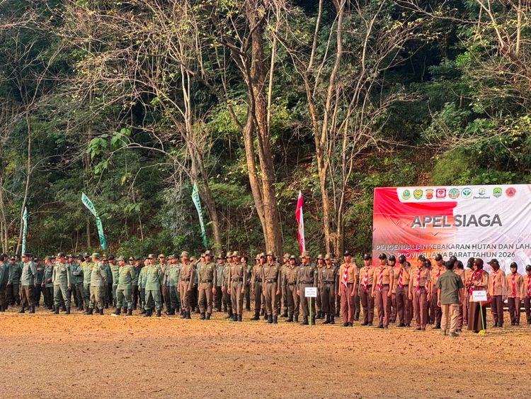 Apel Siaga Karhutla 2026 Perkuat Sinergi Lintas Sektor Menuju Jawa Barat Bebas Asap