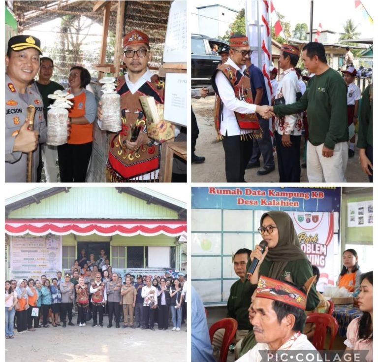 Tim Kompolnas Tinjau Kumbung Jamur Kemitraan PT NRS di Desa Kalahien