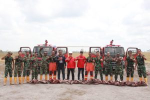 Komda APHI Papua Barat dan Papua Barat Daya Apresiasi Kolaborasi PT Kesatuan Mas Abadi-Yonif TP 808/MM Cegah Karhutla
