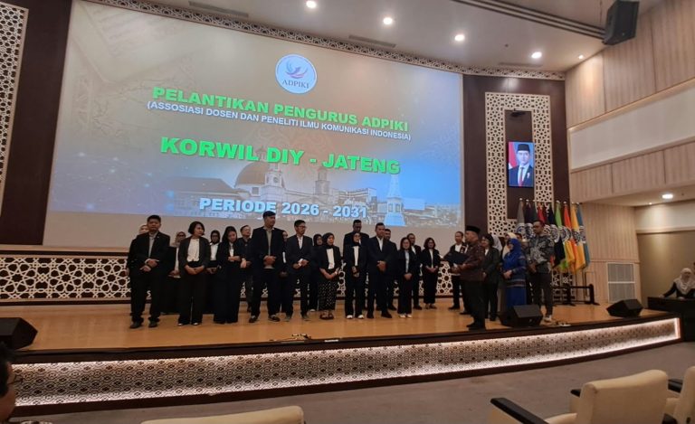 ADPIKI DIY–Jawa Tengah Resmi Dilantik, Perkuat Kolaborasi Dosen dan Peneliti Ilmu Komunikasi